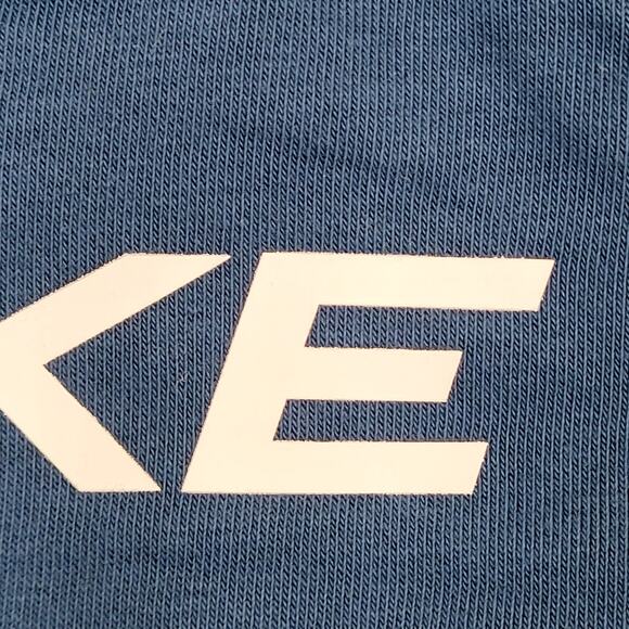 NIKE Cropped Sweatshirt Womens Large 20x17 Blue Dri-Fit - Picture 12 of 13